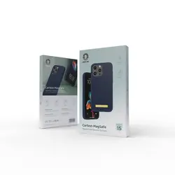 قاب مگ سیف دار کاربن سری 15 گرین Green Carbon Magsafe Case 15Pro/15Promax