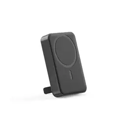 پاوربانک کیک استند با شارژر مگ سیف گرین Green 10000mAh kick stand Powerbank with magsafe charger