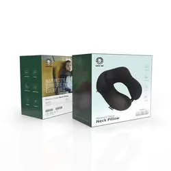 بالش گردنی فوم حافظه گرین Green memory foam neck pillow