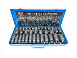 جعبه بکس بلند و فشار قوی ۳۵ پارچه باس مدل 35PCS-1/2