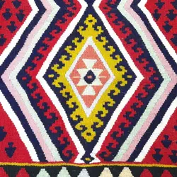 گلیم دستباف یک متری کد 1905