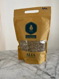 عدس 900 گرم بسته بندی شده