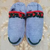 گیوه سنتی زنانه، طرح خطی گلیم