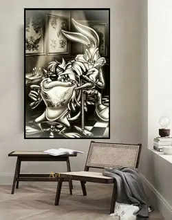 تابلوعکس کارتونی تتو، خریدبالای 189900 تومان * ارسال رایگان است*