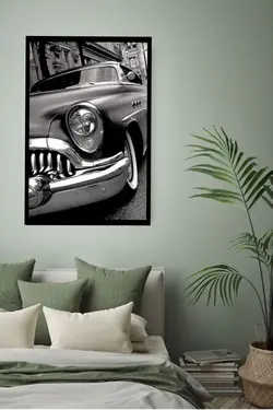 تابلو عکس ماشین قدیمی mg1069، خریدبالای 198900تومان*ارسال رایگان است*