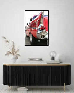 تابلو عکس ماشین قدیمی mg1075، خریدبالای 198900تومان*ارسال رایگان است*