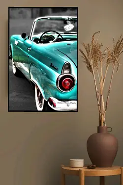 تابلو عکس ماشین قدیمی کلاسیک mg539، خریدبالای 189900 تومان*ارسال رایگان است*