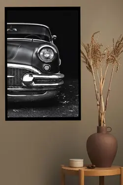 تابلو عکس ماشین خفن قدیمی mg924، خریدبالای 189900 تومان*ارسال رایگان است*