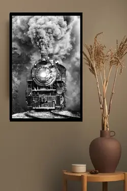 تابلو عکس قطار mg926، خریدبالای189900 تومان*ارسال رایگان است*