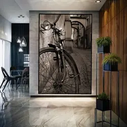 تابلو عکس دوچرخه قدیمی mg686، خریدبالای 189900 تومان*ارسال رایگان است*