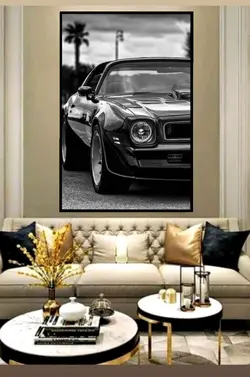 تابلو عکس ماشین خفن قدیمی mg505، خریدبالای 189900 تومان*ارسال رایگان است*