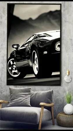 تابلوعکس ماشین قدیمی، خریدبالای 189900 تومان * ارسال رایگان است*