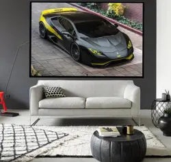 تابلو عکس ماشین فراری mg594، خریدبالای 189900 تومان*ارسال رایگان است*