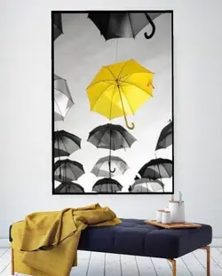 تابلوعکس چتر زردmg74، خریدبالای 189900 تومان * ارسال رایگان است*