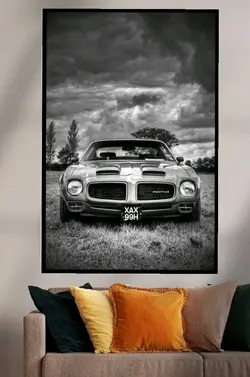 تابلو عکس ماشین قدیمی خفن mg571، خریدبالای 189900 تومان*ارسال رایگان است*