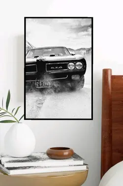 تابلو عکس ماشین قدیمی خفن mg523، خریدبالای 189900 تومان*ارسال رایگان است*