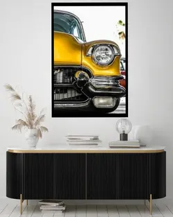 تابلو عکس ماشین قدیمی mg1079، خریدبالای 198900تومان*ارسال رایگان است*