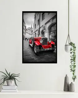 تابلو عکس ماشین قدیمی mg1096، خریدبالای 198900تومان*ارسال رایگان است*