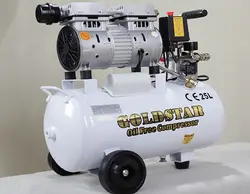 کمپرسور هوا اویل فری سایلنت 25 لیتری بی صدا بدون روغن