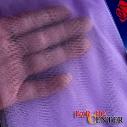 پارچه (عمده) تور مژگان بنفش یاسی عرض 3 متر(از 10 متر…)