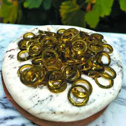 نوار پرده مدل پانچ همراه با حلقه طلایی