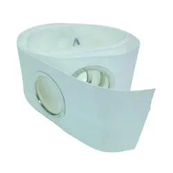 نوار پرده مدل پانچ همراه با حلقه طلایی