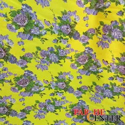 پارچه نخی گلدار