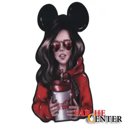 استیکر اتویی لباس مدل دختر