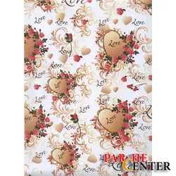 کاغذ کادو طرح قلب ولنتاین