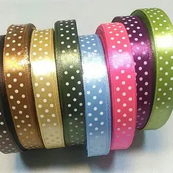 روبان خالدار یک سانتی طول 5 متر