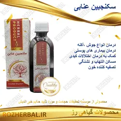 سکنجبین عنابی 200 میلی لیتر دکتر خیر اندیش