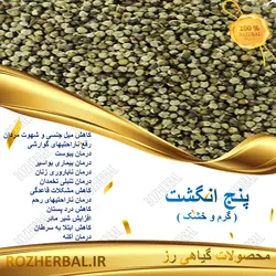 پنج انگشت 50 گرمی