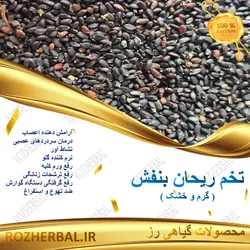 تخم ریحان بنفش 1 کیلو گرمی