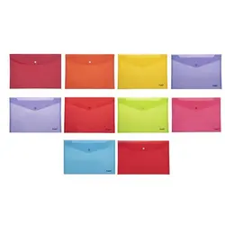 پوشه دکمه‌دار Foska سایز A4Foska button folder size A4