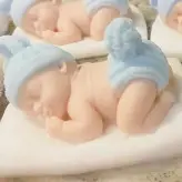 صابون نوزاد خوابیده مناسب سیسمونی (رنگ‌بندی قابل تغییراست)