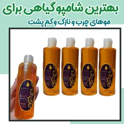 شامپو گیاهی مناسب موهای چرب و نازک و کم پشت