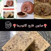 صابون قارچ گانودرما و قهوه مناسب مشکلات پوستی و اگزما 100گرمی