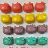 صابون کیتی رنگیی معطر و گلیسیرینه