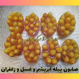صابون پیله ابریشم و عسل و زعفران مناسب ضد چروک ولک و جوش و جوانسازی و لیفت صورت