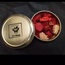 هدیه سورپرایز ولنتاین صابون معطر (صابون های مینیاتوری معطربا تم ولنتاین 15عددی)