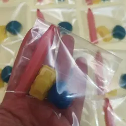 پک صابون سه تایی صدف و مداد و ماشین (مناسب هدیه نشانه صاد و جشن اسم صاد)