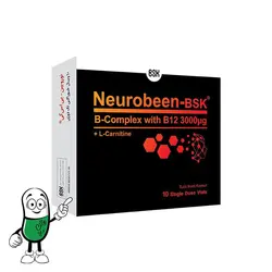 ویال خوراکی نوروبین 3000 میکروگرم بی اس کی بنیان سلامت کسری 10 عددی