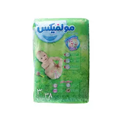 پوشک مولفیکس سایز 3 بسته 38 عددی
