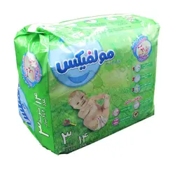 پوشک مولفیکس سایز 3 بسته 14 عددی