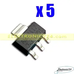 مشخصات و خرید رگولاتور (5 عدد) AMS1117-3.3V