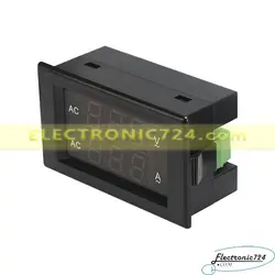 مشخصات، قیمت و خرید ولت متر آمپرمتر AC 500V 50A YB4835VA