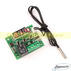 مشخصات و خرید کنترلر دما با قابلیت تنظیم بیشینه و کمینه W1209