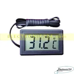 مشخصات و خرید نمایشگر LCD دما دیجیتال با سیم
