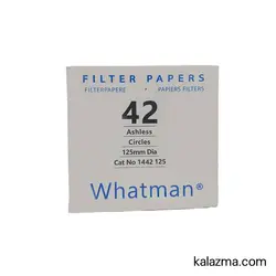 کاغذ صافی whatman (طرح واتمن) 42