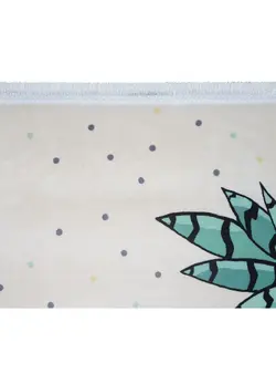 فرش آشپزخانه گلدان کاکتوس خال خالی کد101490